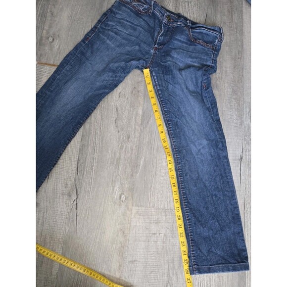 True Religion Cora Mid Rise Straight Dark Blue Jeans size 31 - Picture 5 of 7